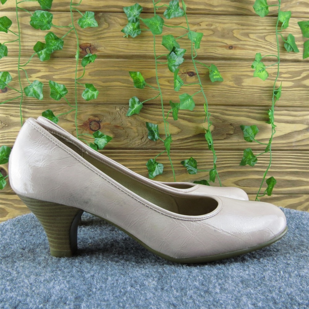 Aerosoles Wise Guy Women's Pink Synthetic Pump‎ Heels Size 9 Stylish Comfort - Picture 4 of 9
